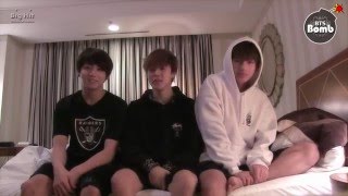 BANGTAN BOMB Hide and seek with JM V JK 1 [upl. by Aihsekin]