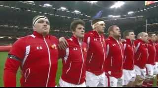 Welsh National Anthem just before Wales beat England 30  3Saturday 16th march 2013 [upl. by Ching]