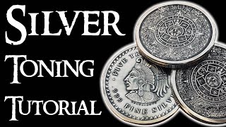 How to Tone or Tarnish Silver Tutorial [upl. by Marsland540]