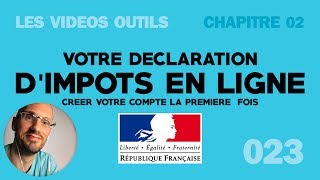 Déclaration dimpôt en ligne comment faire si cest la première fois [upl. by Ahsinel]