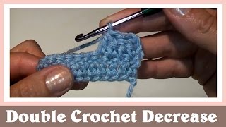 Crochet for Beginners Double Crochet Decrease [upl. by Essilec137]