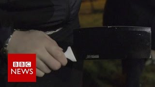 We have to walk round with knives  BBC News [upl. by Adnoraj]