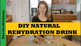 DIY Natural Rehydration Drink Homemade Electrolyte Hydration Recipe Liquid IV Covid Cold Flu [upl. by Enahpets]