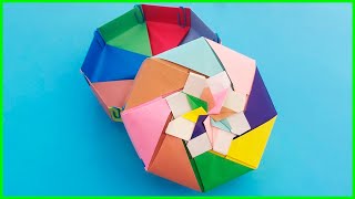 ⫸ COMO HACER UNA CAJA DE PAPEL  Origami Modular [upl. by Ziom]