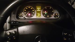 Mercedesbenz A Class RUN FLAT INDICATOR RESET [upl. by Finstad]