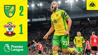 HIGHLIGHTS  Norwich City 21 Southampton [upl. by Gilson48]