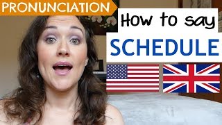 How to Pronounce SCHEDULE US UK amp Australian pronunciation [upl. by Artcele952]