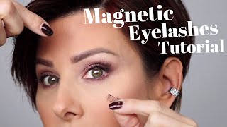 My BEST Tips to Apply MAGNETIC LASHES  The Easiest Tutorial  Dominique Sachse [upl. by Aamsa938]