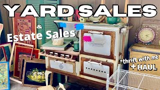 YARD SALES  Estate Sales  thrift with me  youtube [upl. by Littman]