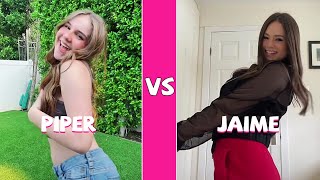 Piper Rockelle Vs JAIME ADLER TikTok Dances Compilation [upl. by Phebe]