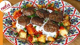 Bayat Ekmek Kebabı Tarifi  Nasıl Yapılır 😋 [upl. by Yeslaehc]