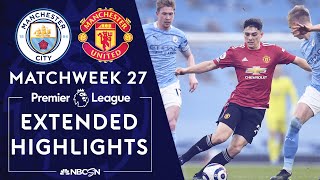 Manchester City v Manchester United  PREMIER LEAGUE HIGHLIGHTS  372021  NBC Sports [upl. by Fabrice]