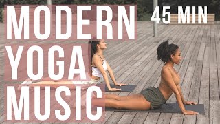 Modern yoga music for exercise and vinyasa practice 45 min of yoga movement music by Songs Of Eden [upl. by Eladnek145]