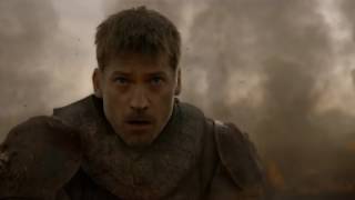 Jaime Lannister charges at Daenerys  Dothraki vs Lannister Army Season 7 [upl. by Iht]