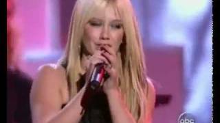 Hilary Duff Live AMA 2003 [upl. by Suolhcin]