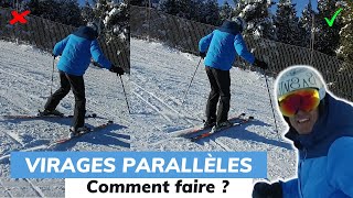 Comment bien faire un virage parallèle Virages quotbrosséscarvésquot [upl. by Chiquia]