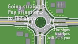 Navigating A MultiLane Roundabout [upl. by Funch]