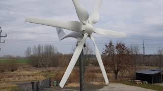 Elektrownia Wiatrowa Turbina Wiatrak Przydomowy Opłacalność Opinie Smaraad Wind Turbine 800W [upl. by Christenson]