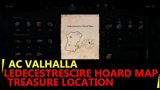 Ledecestrescire Hoard Map AC Valhalla  Leicestershire Treasure Location [upl. by Leahcimnaj]