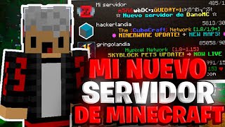 MI NUEVO SERVIDOR DE MINECRAFT  DANOMC [upl. by Shaylyn]