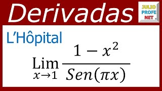 Regla de LHopital  Ej 1 [upl. by Fatimah]