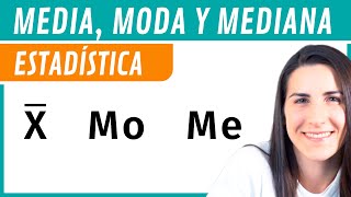 MEDIA MODA y MEDIANA 📊 Estadística [upl. by Rramel]