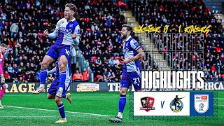 Match Highlights  Exeter 01 Rovers [upl. by Anertak]