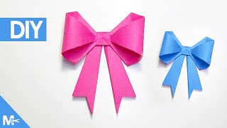 ► Como hacer un MOÑO DE PAPEL Origami Fácil 🎀 [upl. by Feola]