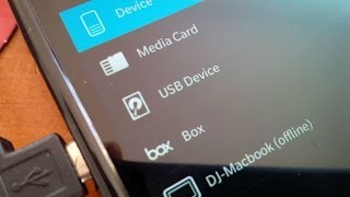 How to use USB OnTheGo on BlackBerry 10 [upl. by Analeh]