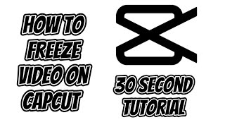 How to FREEZE or Pause Video on CapCut [upl. by Winchester]