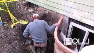 How To Install a Basement Egress Window  Shelburne Vermont [upl. by Lellih]