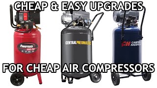 Cheap Upgrades for Cheap Air Compressors [upl. by Leasim]