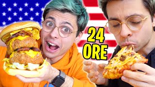 MANGIO SOLO CIBO AMERICANO PER 24 ORE 🍔🇺🇸 [upl. by Weeks]