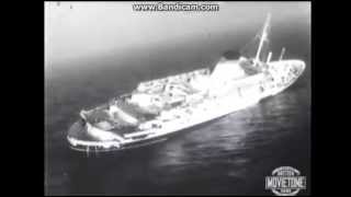 Andrea Doria  Sinking Footage [upl. by Torrell]