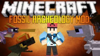 Minecraft Fossil Archeology Mod 152 w The Famous Films [upl. by Derian76]