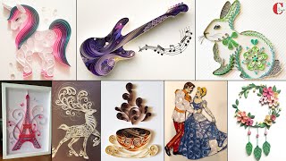 Artist Creates Stunning Quilling Paper Art and Designs  Quilling Swirls [upl. by Shirlee661]