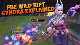 WILD RIFT SYNDRA  SKILL AND COMBO EXPLANATION [upl. by Aiek486]