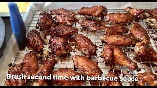 Oven BBQ Chicken Wings  Chicken Wing Recipe [upl. by Eartnoed]