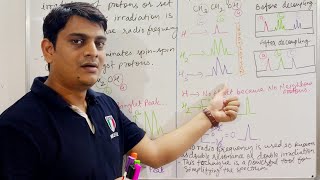 Part 15 NMR  Spin Decoupling  Double Resonance  NMR Spectroscopy [upl. by Haraf881]