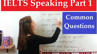 IELTS Speaking Part 1 Common Questions [upl. by Rehnberg15]