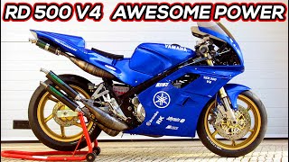 Yamaha RD 500 V4  Awesome Power amp Sound [upl. by Flavio]