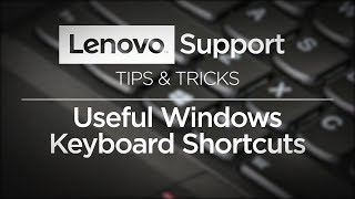 Tips amp Tricks  Useful Windows 10 Keyboard Shortcuts [upl. by Derayne]