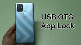 Infinix Hot 10  USB OTG App Lock [upl. by Hsirahc]