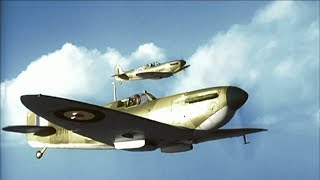 WW2  The Battle of Britain Real Footage in Colour [upl. by Nylinnej]