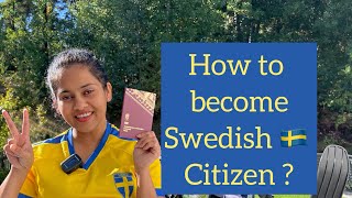 Swedish Citizenship Process  snehakasafar [upl. by Bez]