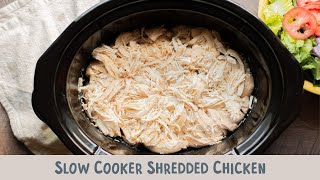 🍗 Easy Slow Cooker Shredded Chicken Versatile Juicy and Perfect Every Time 🥙✨ [upl. by Berns]