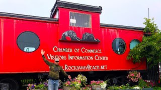 Exploring Rockaway Beach Oregon [upl. by Emarie936]