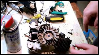 Stihl ms200t dismantling and rebuild part 6  assembly [upl. by Kenric]