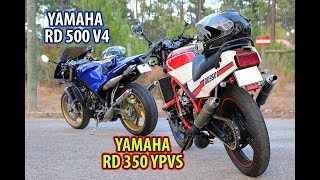 YAMAHA RD 350 YPVS and YAMAHA RD 500 V4 together [upl. by Aliab]