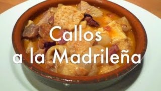 Callos a la madrileña  Recetas de cocina españolas ✅ [upl. by Naelopan11]